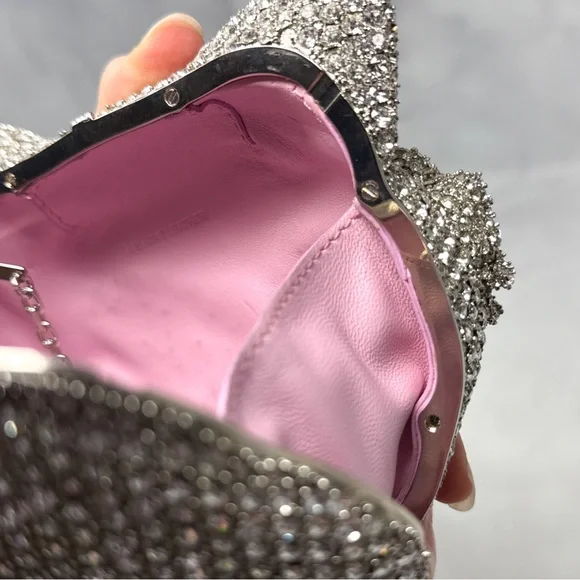 Roger Vivier Swarovski Crystal Embellished Fox Evening Clutch Purse Bag Rare Cat - Picture 11 of 16